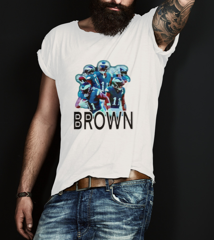 Philadelphia Eagles AJ Brown NFL Football T-Shirt