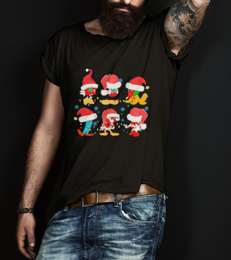 Santa Mouse And Friends Holiday Cheer T-Shirt