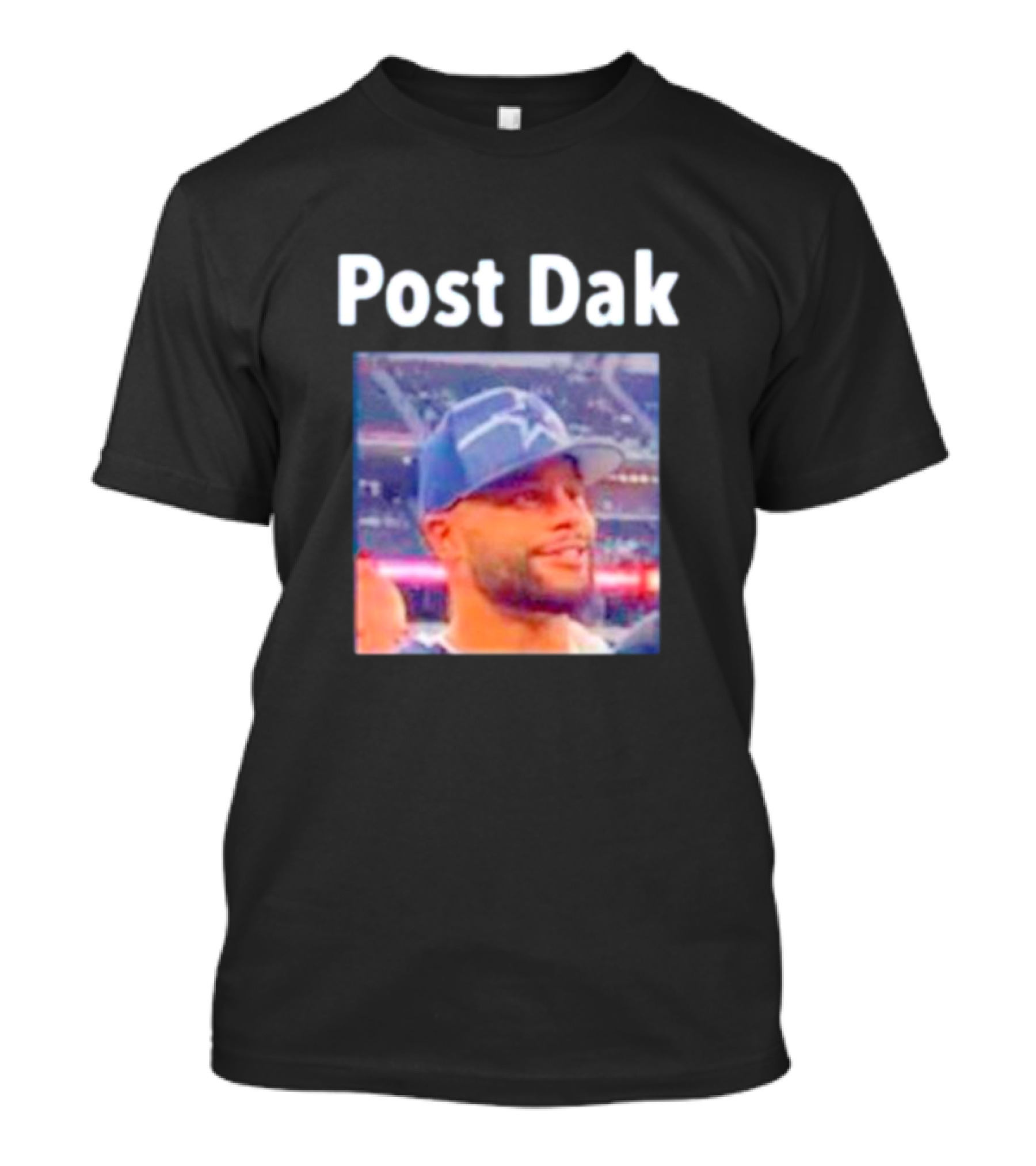Post Dak Cowboys Star Quarterback Image T-Shirt