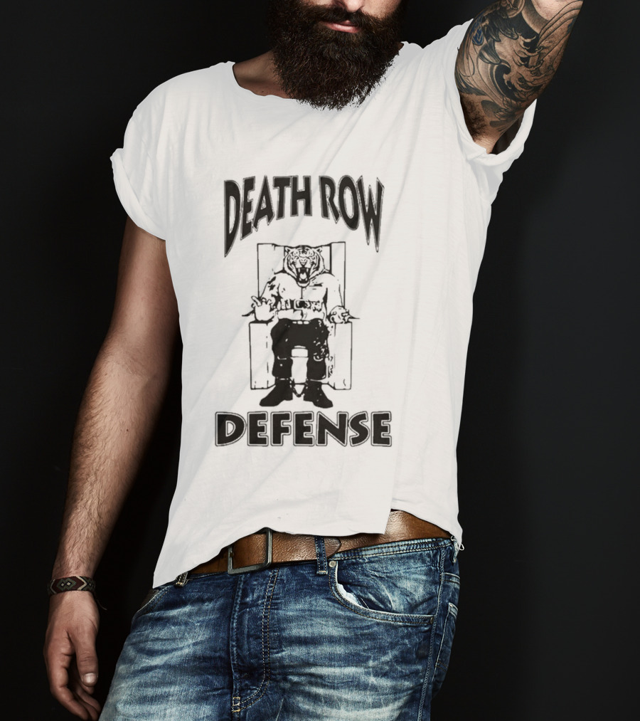 Missouri Tigers Death Row Defense Football Tiger Electric Chair T-Shirt