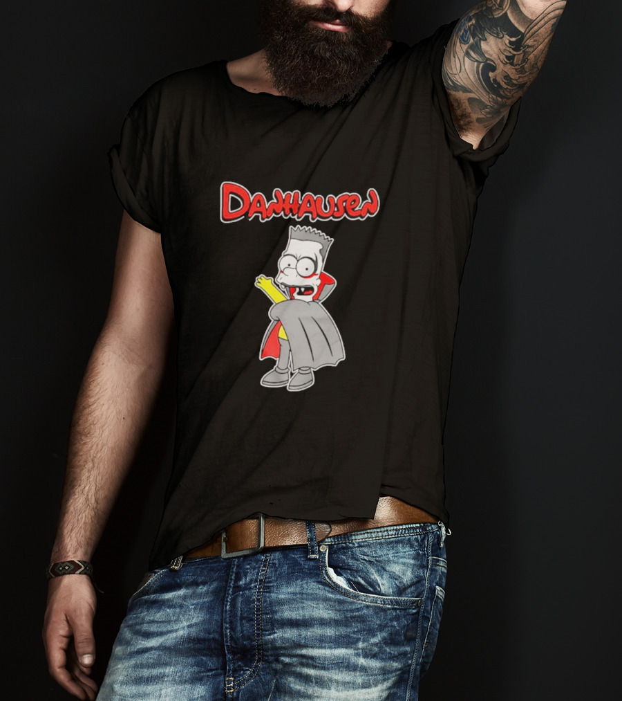 Danhausen Bootleghausen Cartoon Homage Character Mashup T-Shirt
