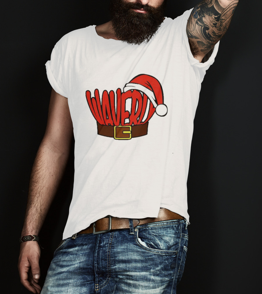 Waverly Christmas Santa Hat With Belt T-Shirt