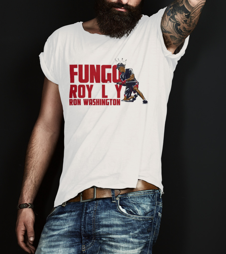 BreakingT Ron Washington Fungo Royalty Baseball King T-Shirt