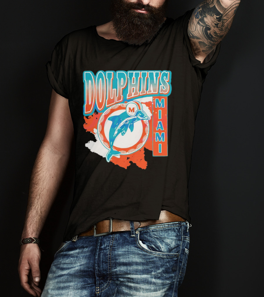 Dolphins Miami Football T-Shirt