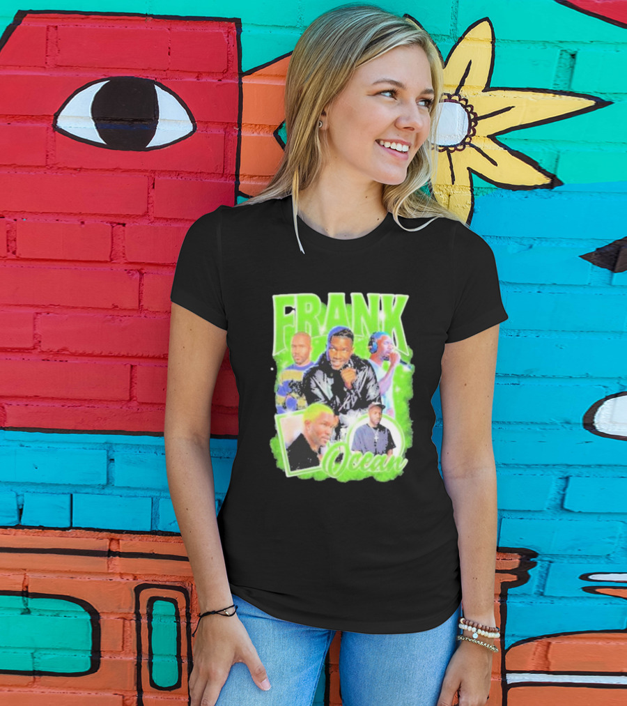 Frank Ocean Vintage Rap Music Collage T-Shirt