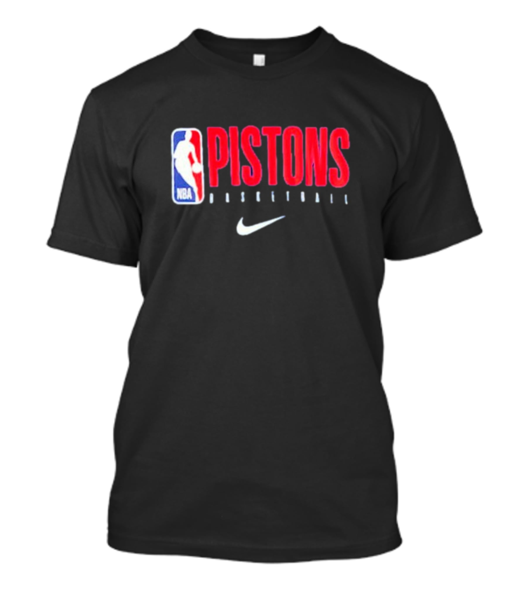 Pistons Basketball NBA Logo Joe Johnson Detroit Pistons T-Shirt