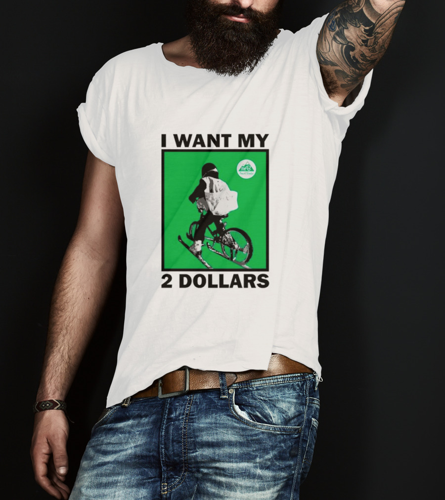I Want My 2 Dollars Johnny Gasparini Ski Bike T-Shirt