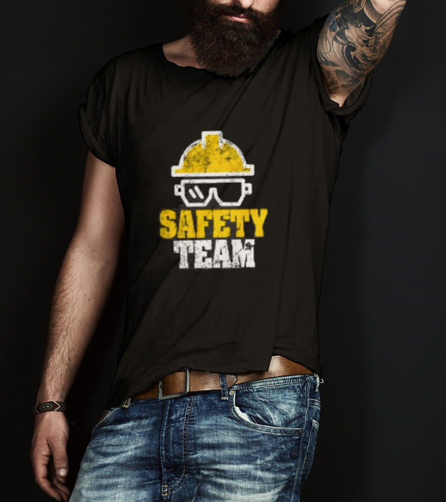 Safety Team Occupational Safety Officer OSHA HSE Hard Hat And Safety Glasses T-Shirt