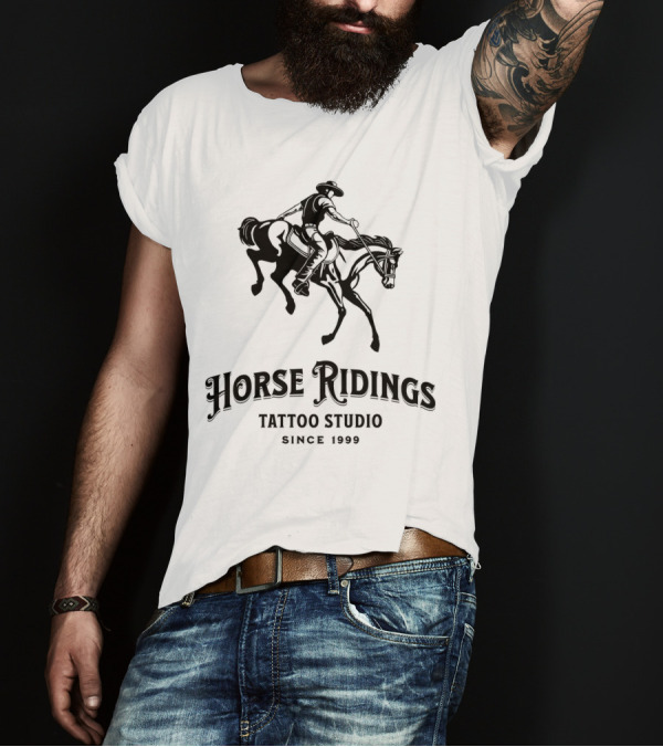 Horse Ridings Tattoo Studio Since 1999 T-Shirt