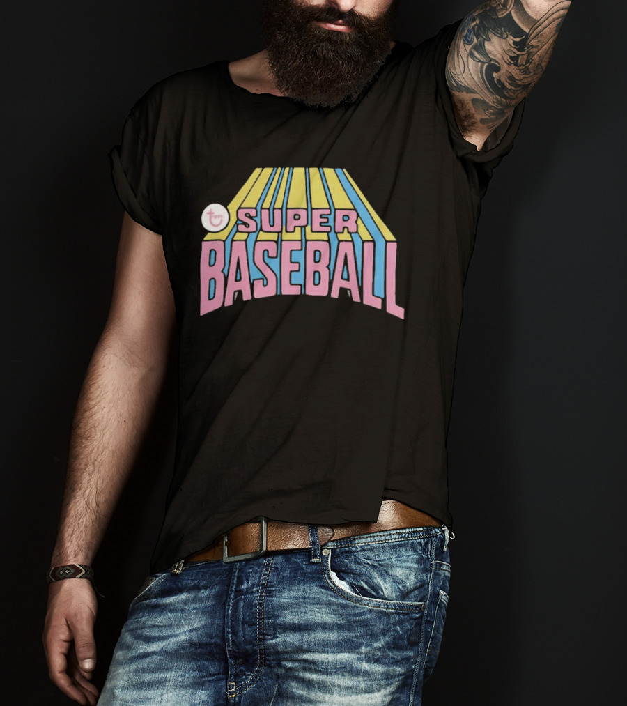 Topps Vintage Super Baseball Retro Graphics T-Shirt