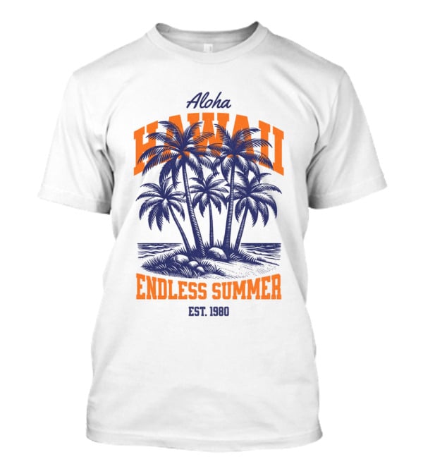 Aloha Hawaii Endless Summer Est 1980 Vintage T-Shirt