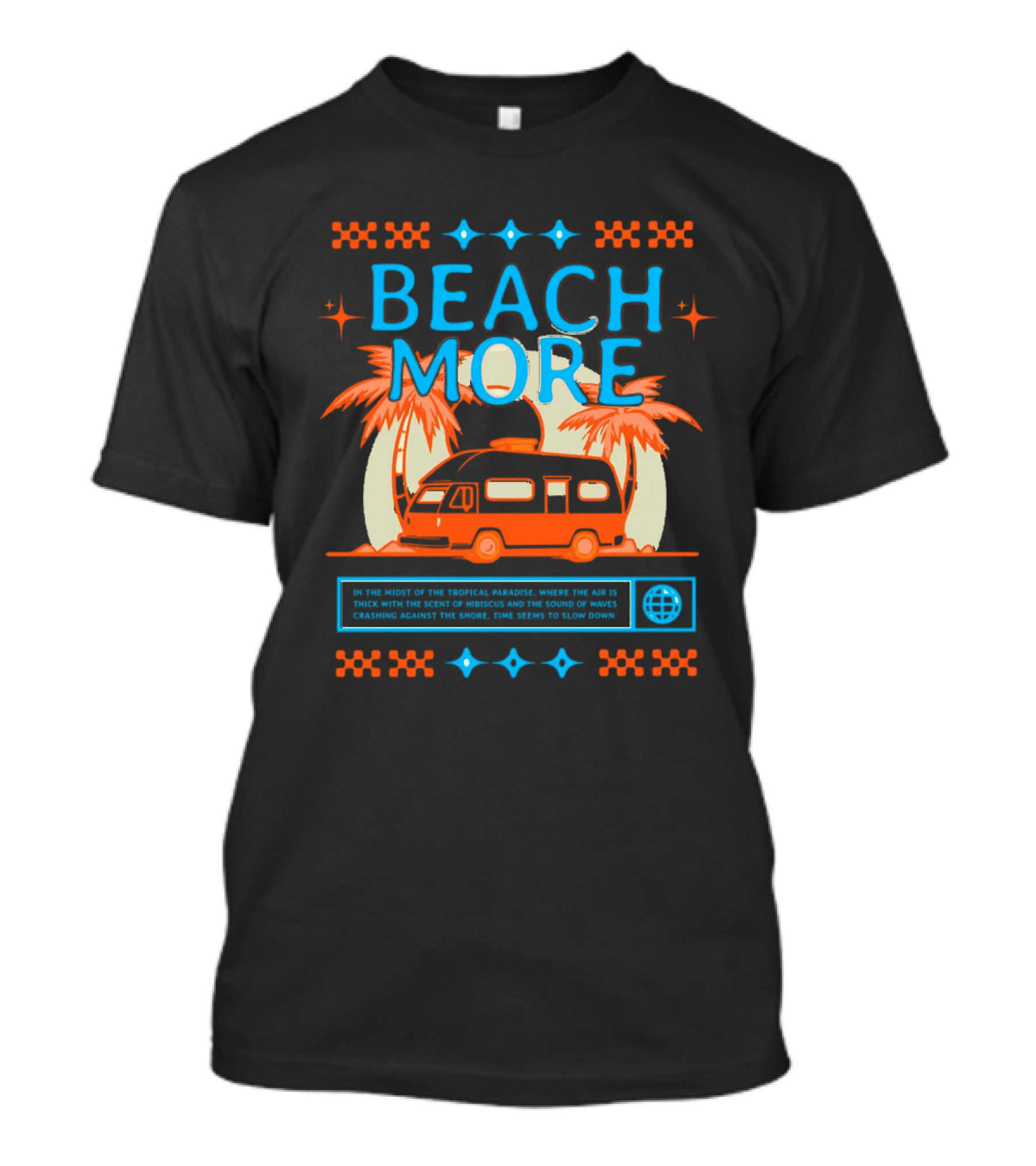 BEACH MORE Tropical Paradise Camper Adventure T-Shirt