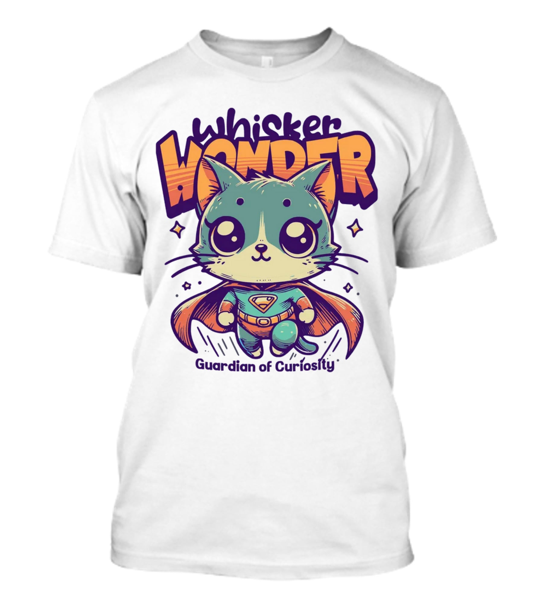 Whisker Wonder Guardian Of Curiosity T-Shirt