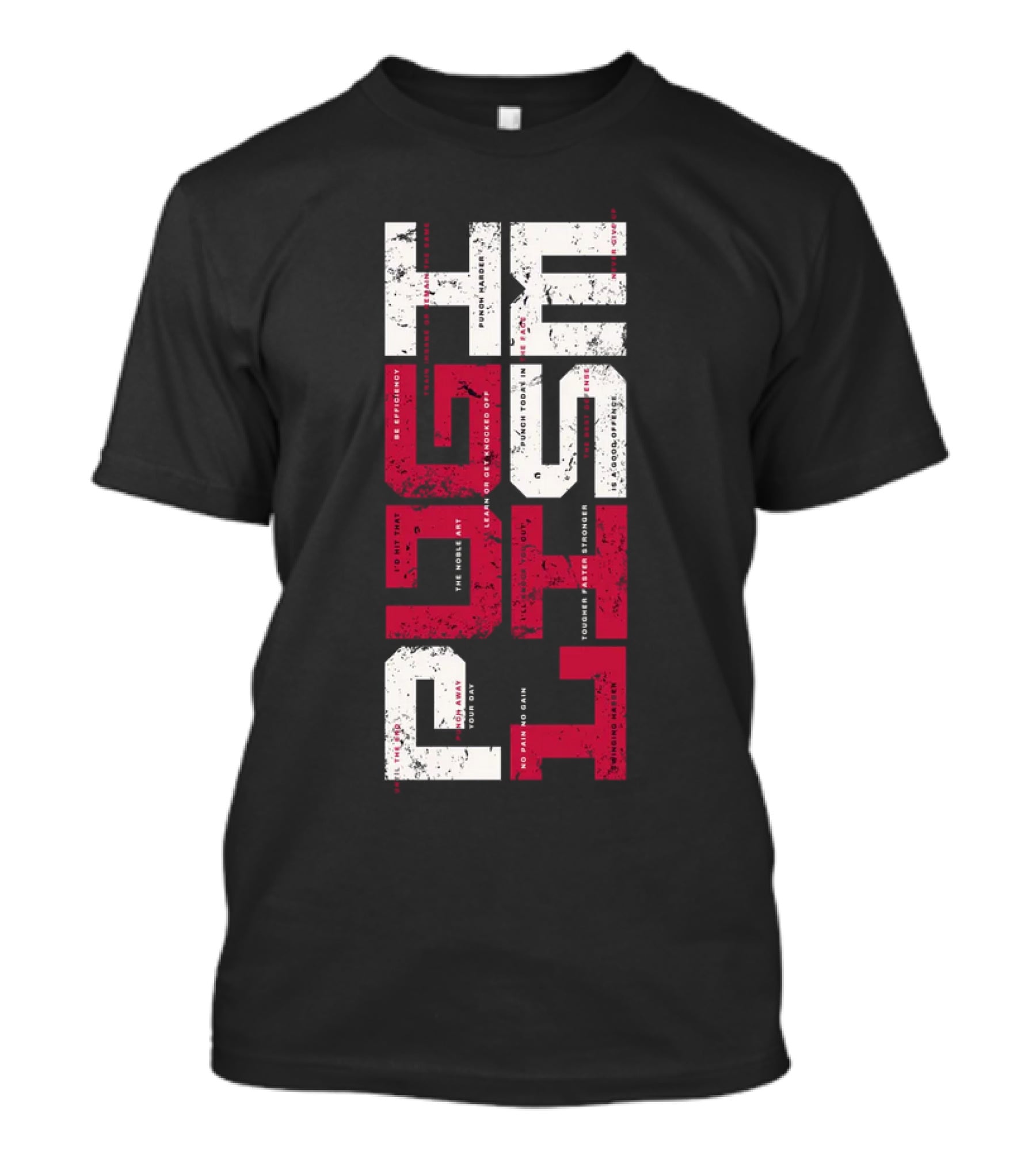 Pugilist Typographic Athletic Fight Sports T-Shirt