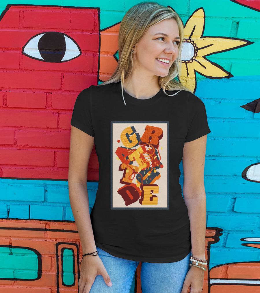 GRADE 3D Letter Explosion T-Shirt