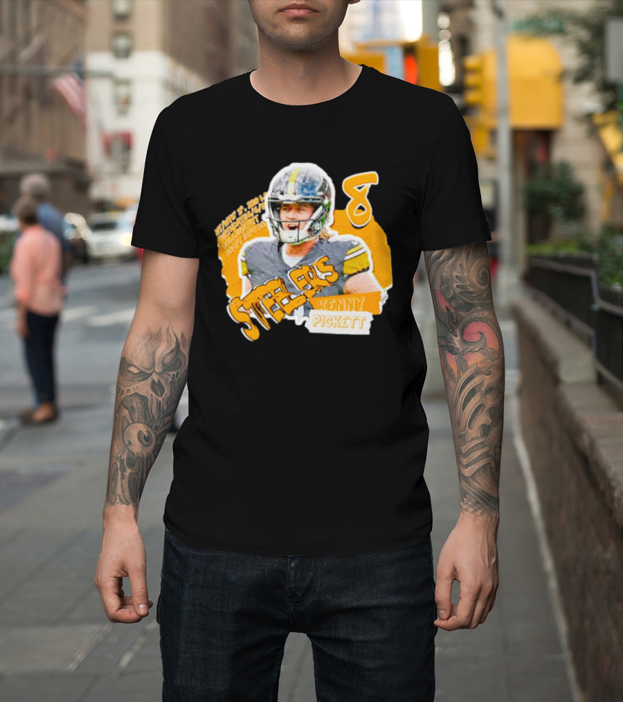 Kenny Pickett Steelers Football Number 8 T-Shirt