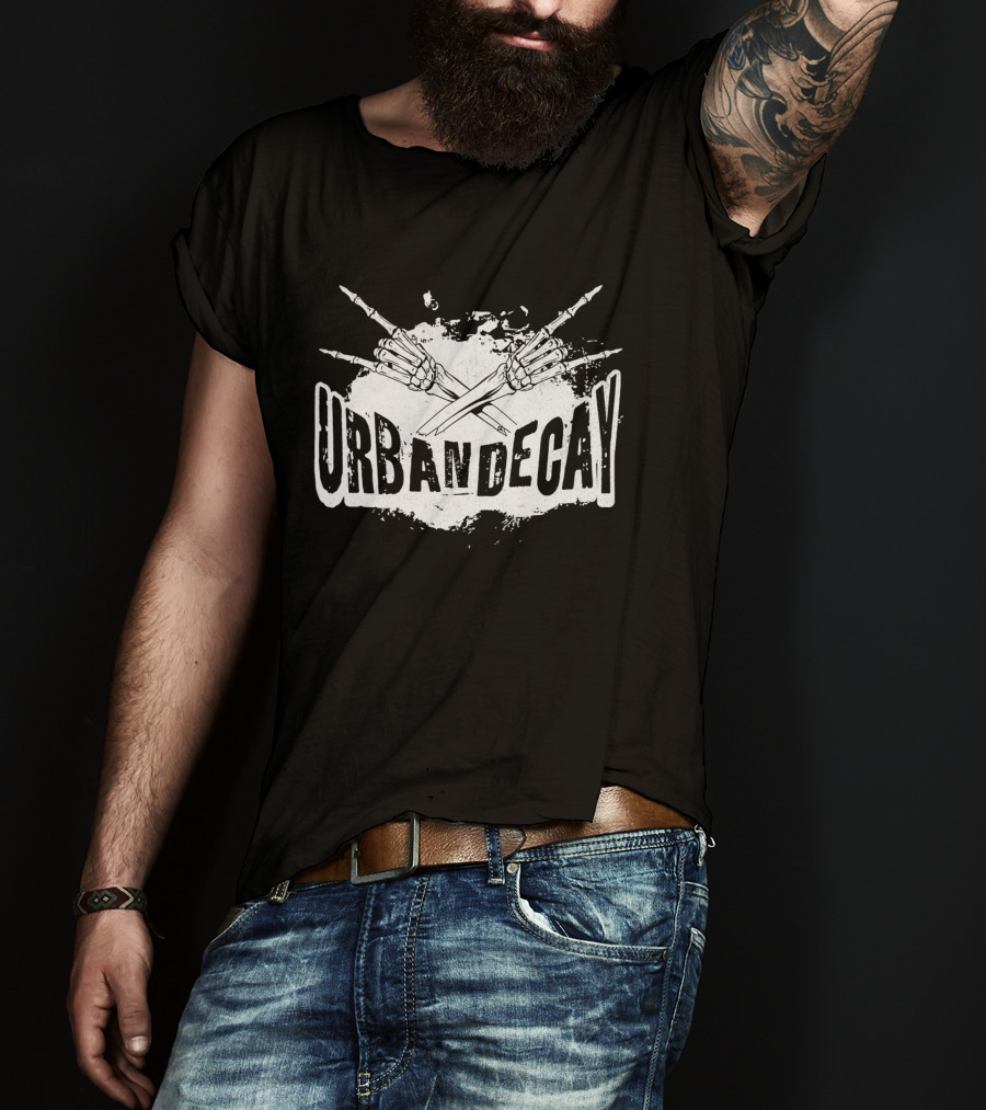 UrbanDecay Skeleton Hands Grunge T-Shirt