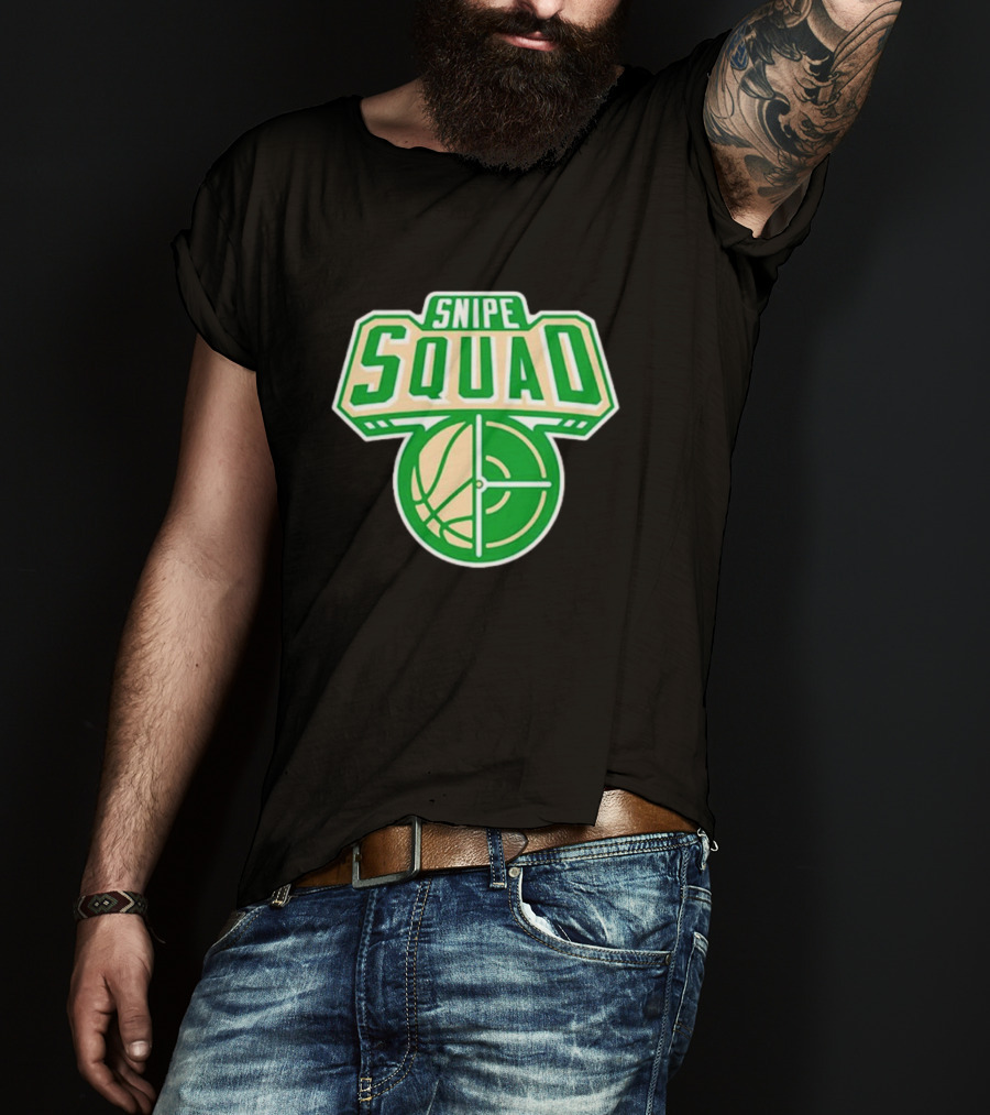 Milwaukee Bucks Snipe Squad Basketball Target Green T-Shirt