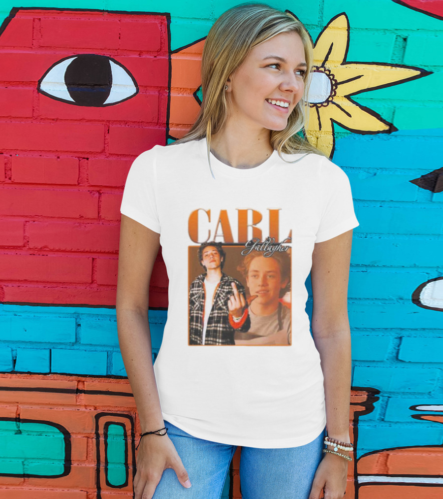 Carl Gallagher 90s Inspired Grunge Aesthetic With Attitude T-Shirt