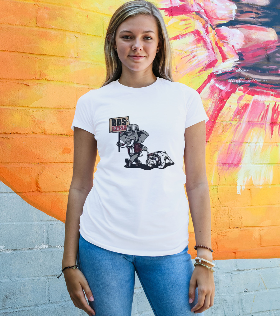 ALABAMA BDS East Elephant With Bulldog T-Shirt