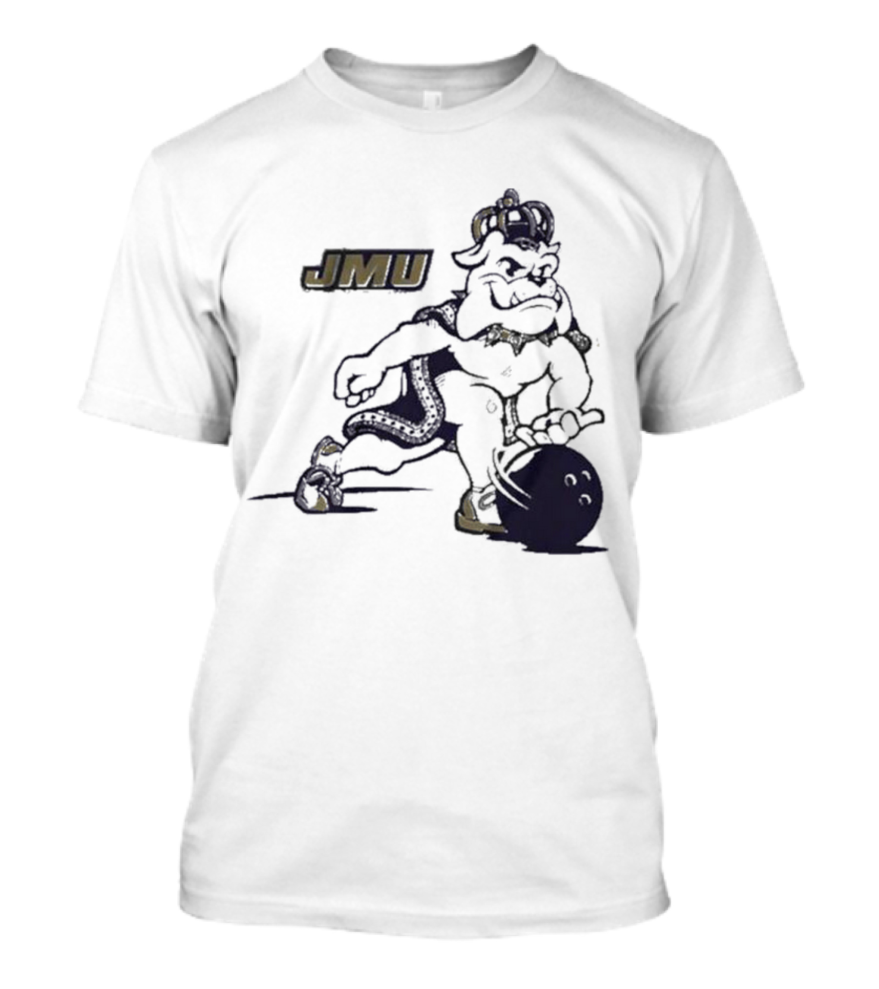 JMU Dukes Football Bowling Mascot T-Shirt