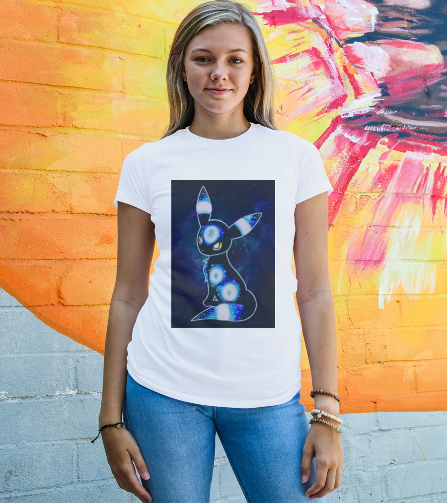 Umbreon Galaxy Cosmic Pokemon T-Shirt