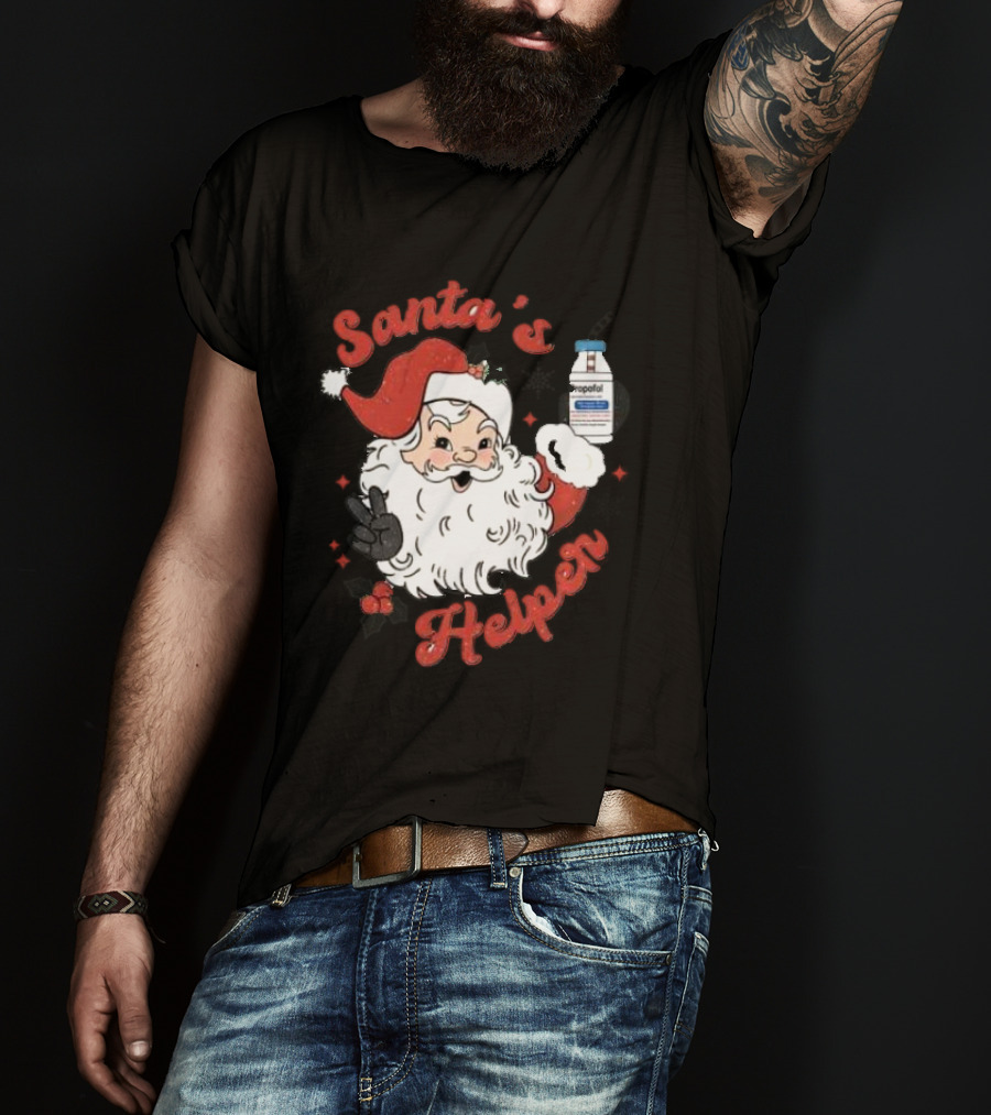Santa's Helper Christmas Propofol T-Shirt