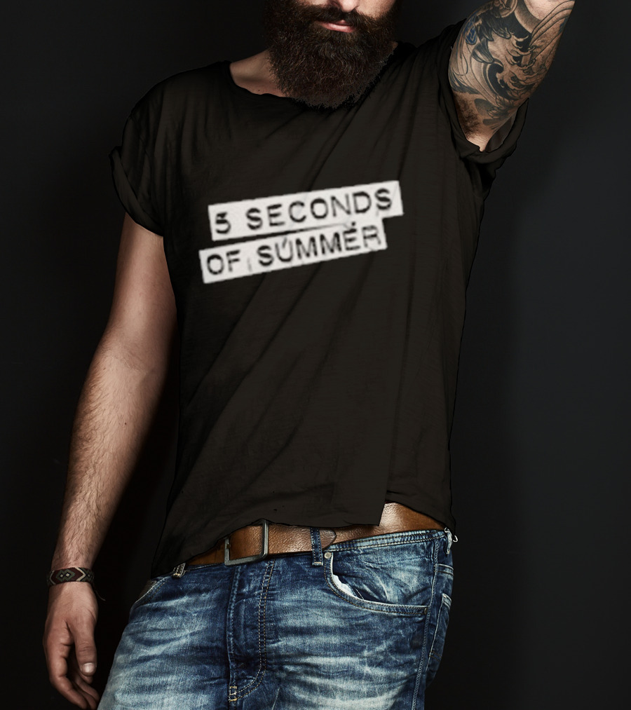 5 Seconds Of Summer 5SOS Self-Titled Album Cover T-Shirt