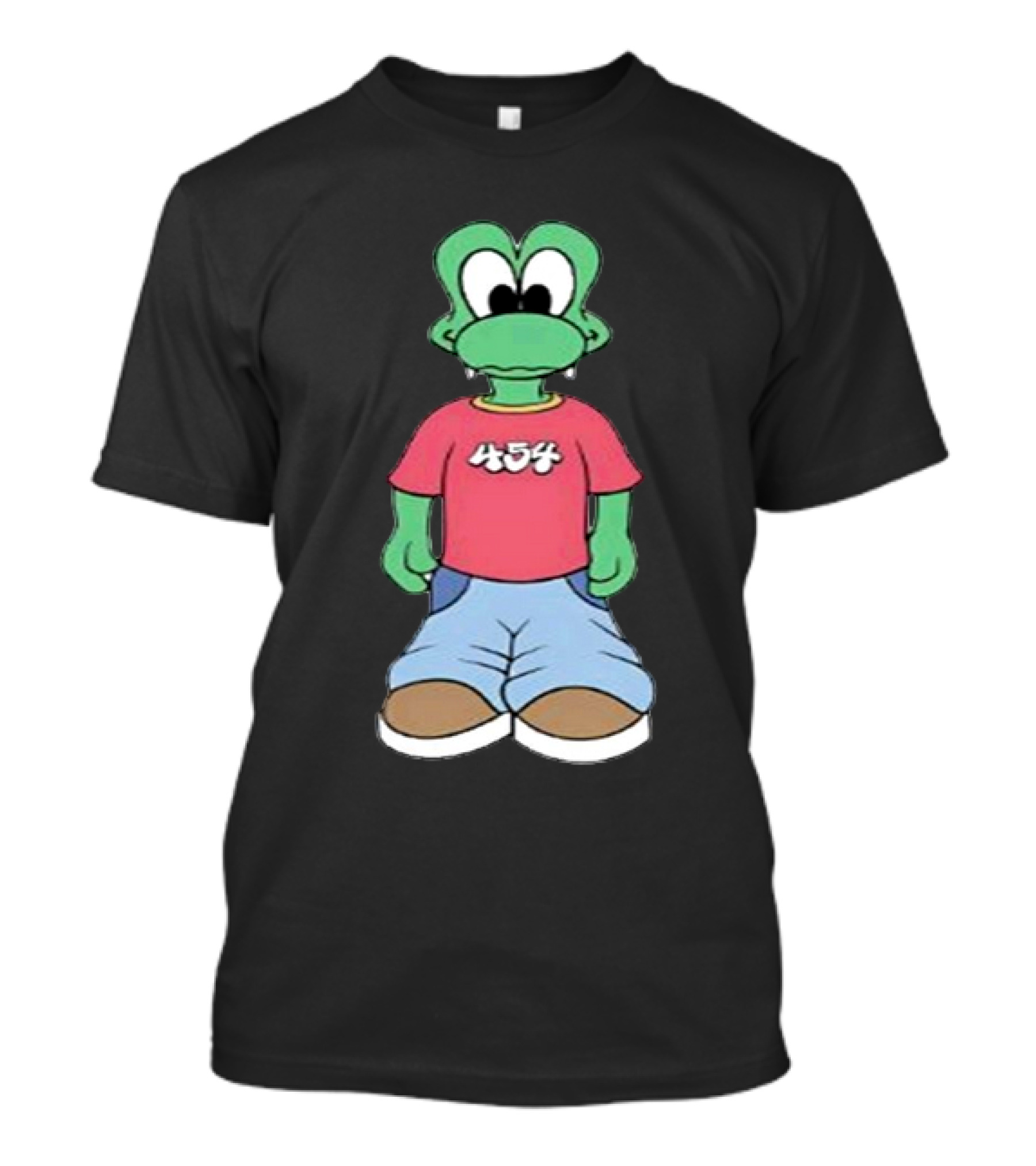 454 Life Double Green Character With 454 T-Shirt