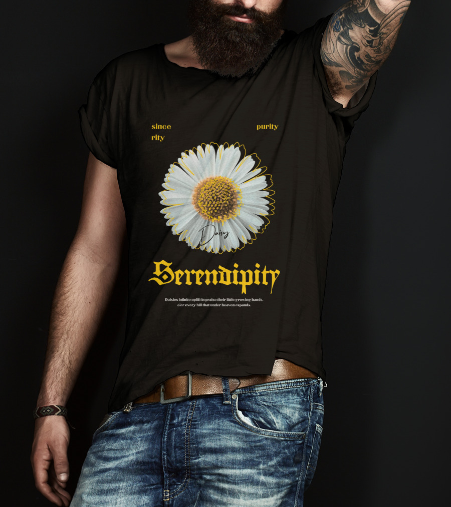 Serendipity Daisy Sincerity Purity T-Shirt