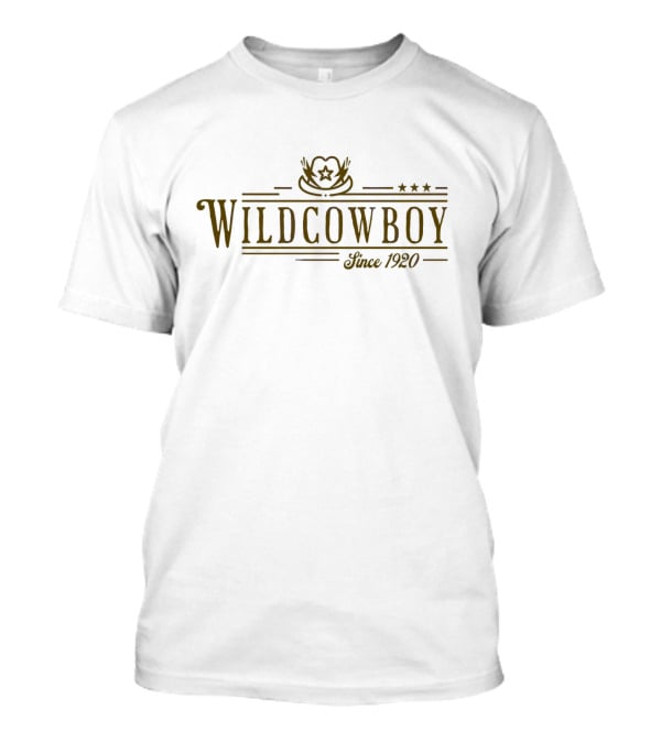 Wild Cowboy Since 1920 Star Hat T-Shirt