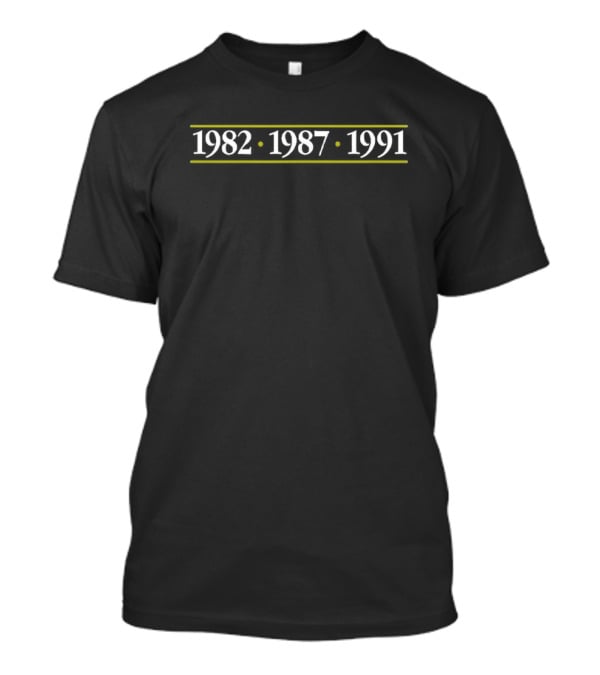 1982 1987 1991 Washington Football Glory Years Washington Commanders T-Shirt