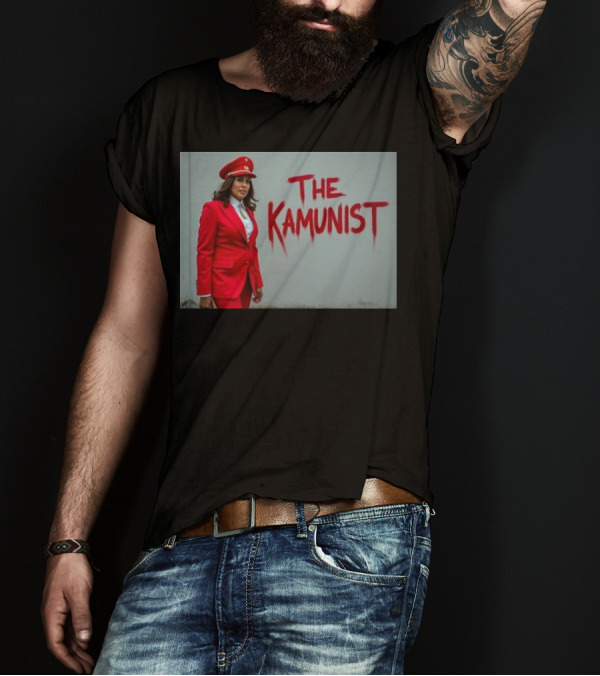 Kamala Harris 2024 The Kamunist Red Suit And Hat T-Shirt