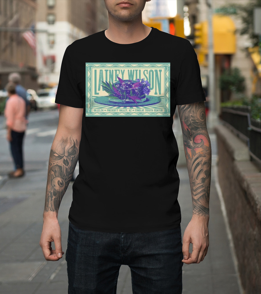Lainey Wilson Prescott Valley AZ Findlay Toyota Center Aug 22 T-Shirt