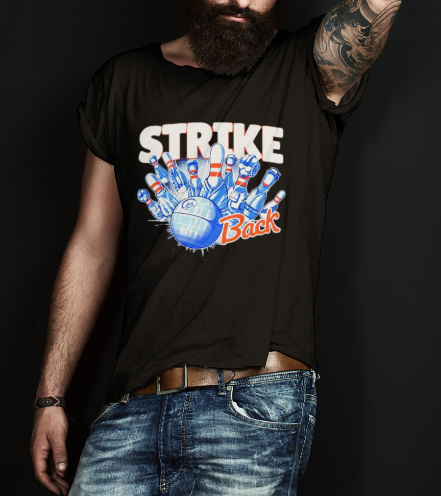 STRIKE Back Bowling And Star Wars Mashup T-Shirt