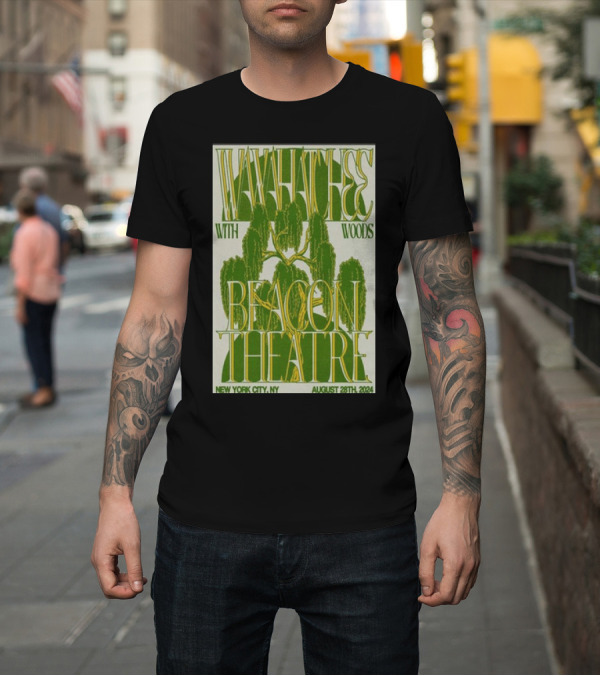 Shirt: Waxahatchee with Woods Beacon Theatre New York City NY August 28th T-Shirt Waxahatchee with Woods Beacon Theatre New York City NY August 28th T-Shirt