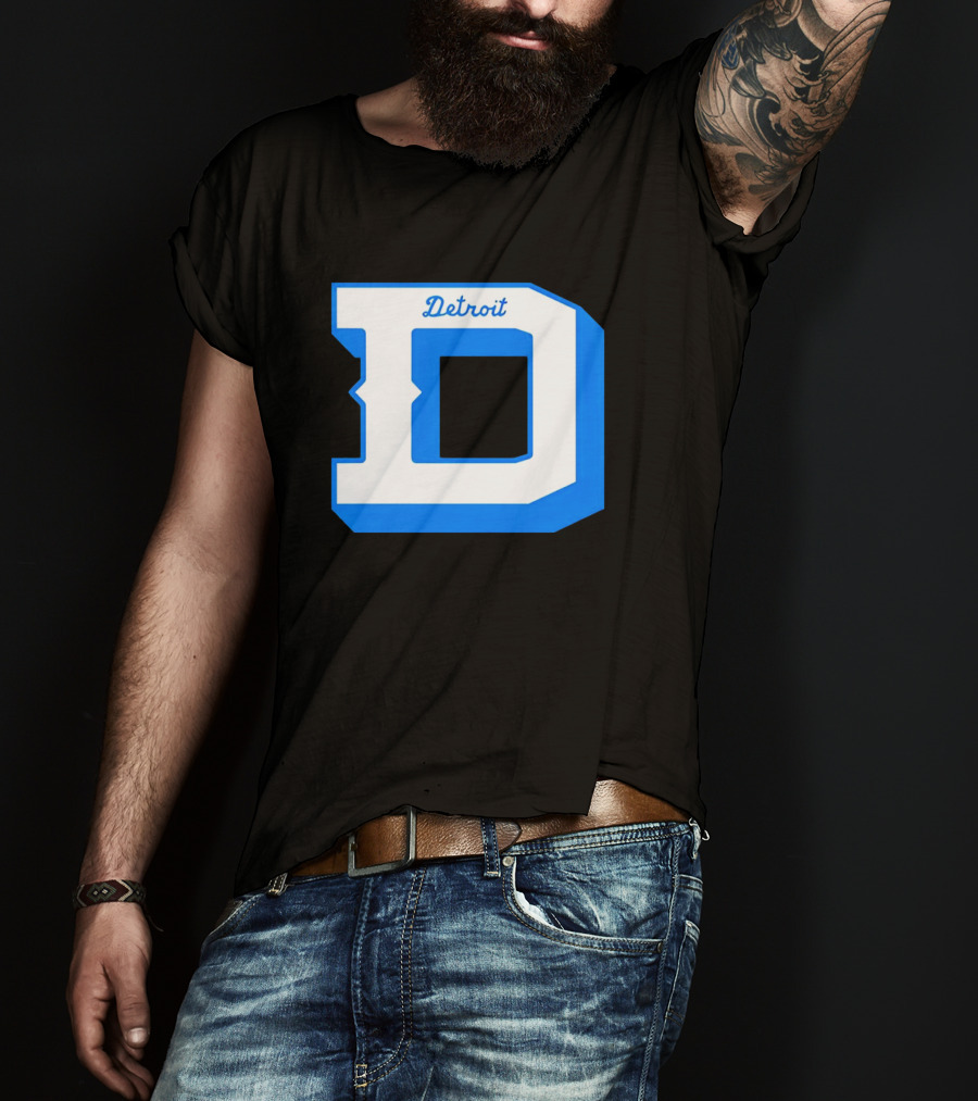 Detroit Lions Football Detroit D T-Shirt