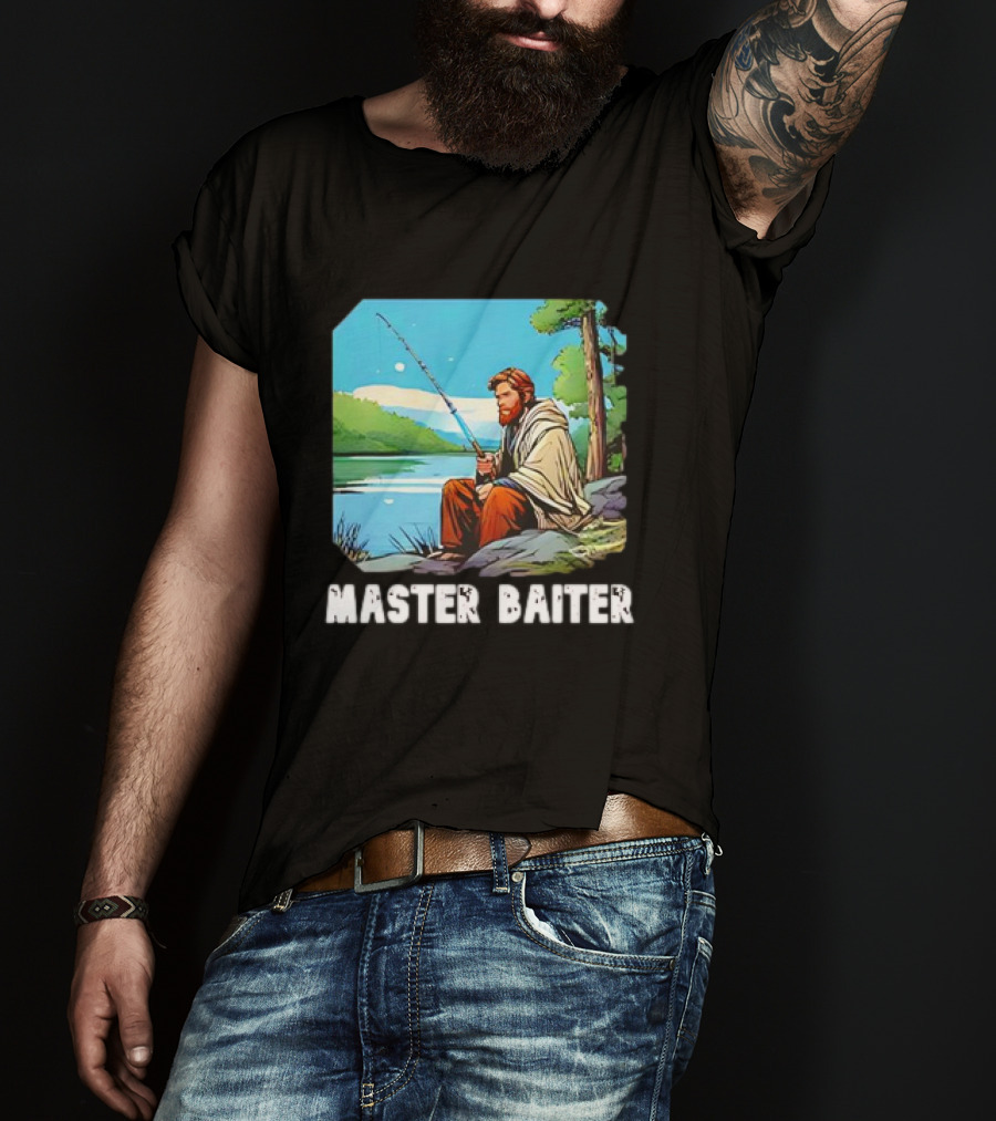 Obi-Wan Kenobi Fishing Master Baiter Forest Scene T-Shirt