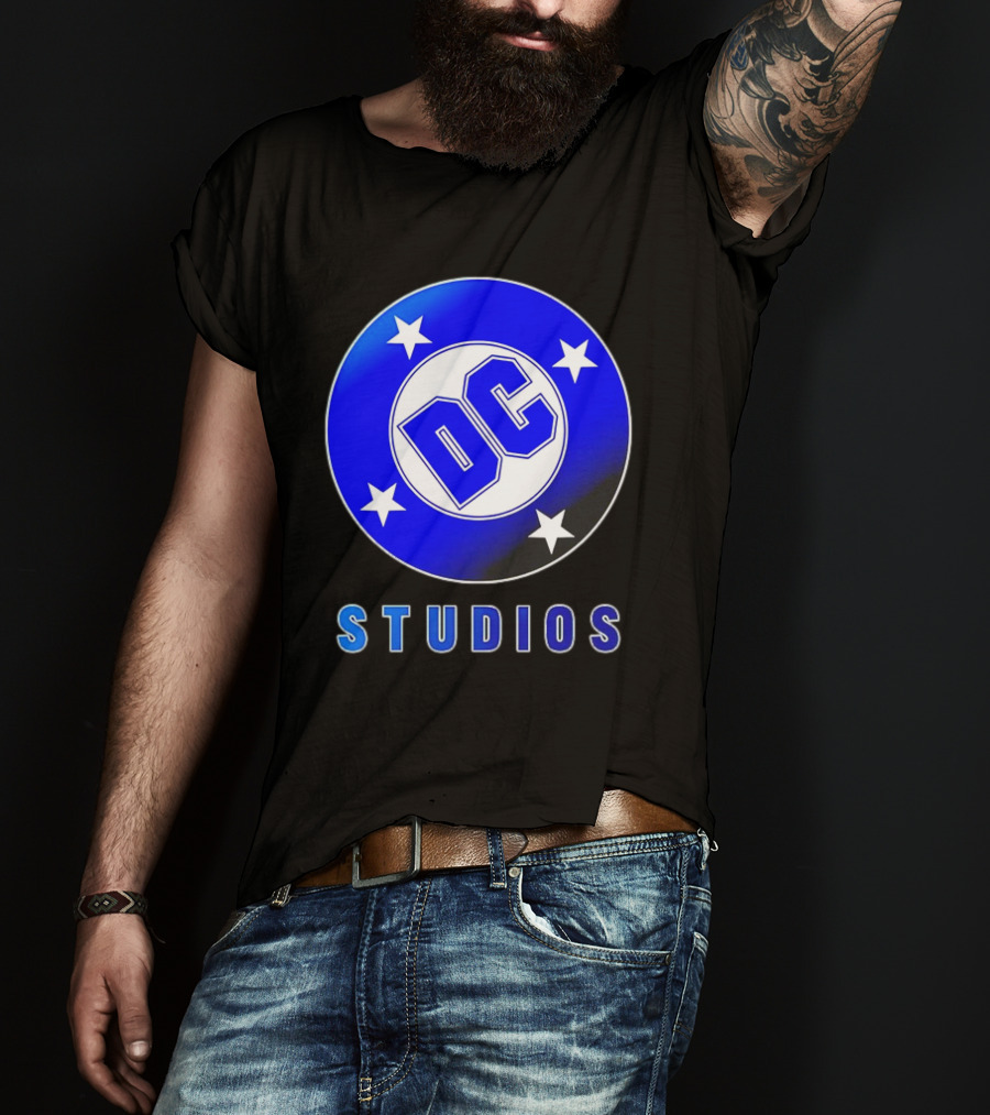 James Gunn DC Studios Logo With Stars T-Shirt