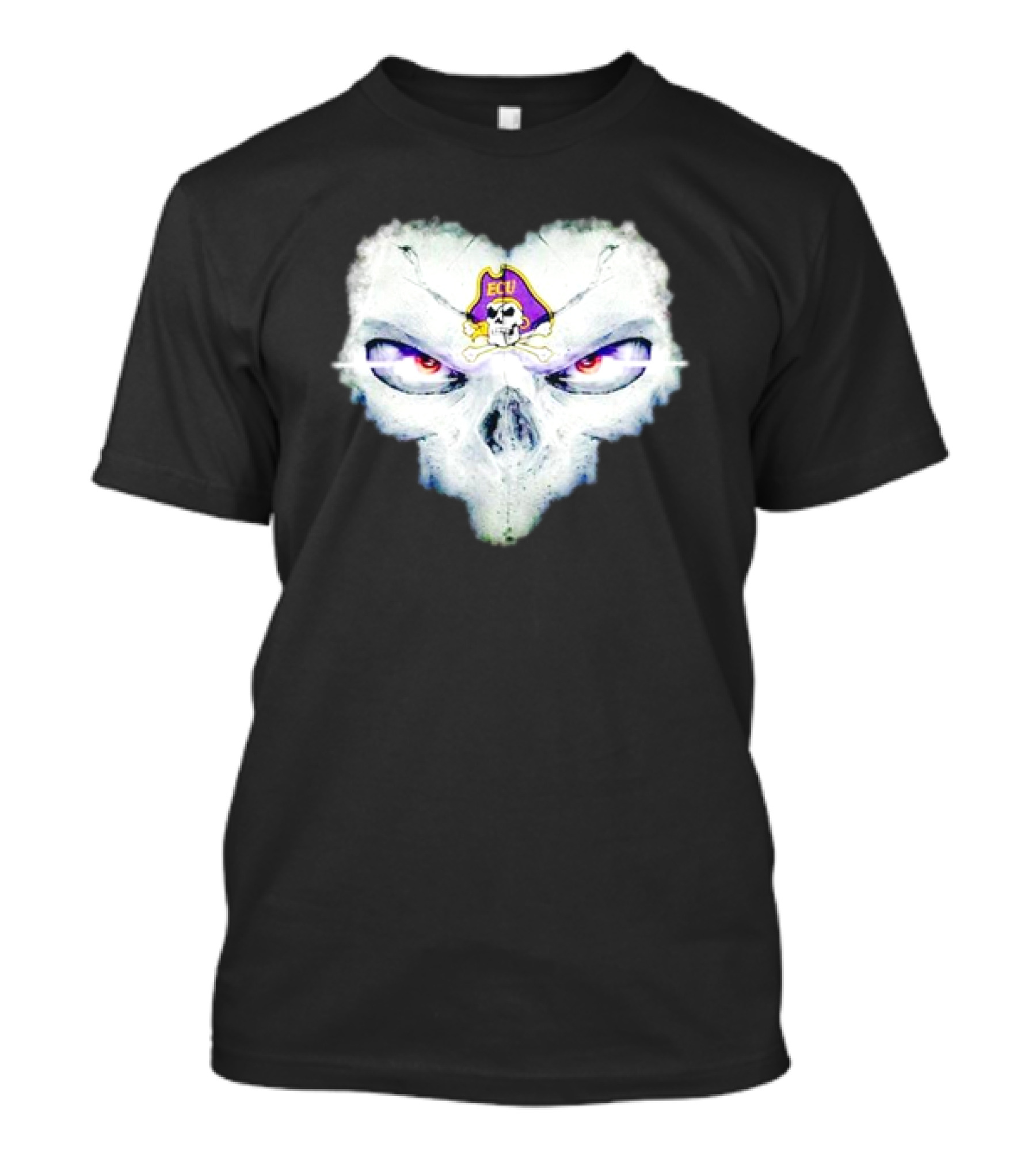 East Carolina Pirates ECU Skull Fantasy T-Shirt