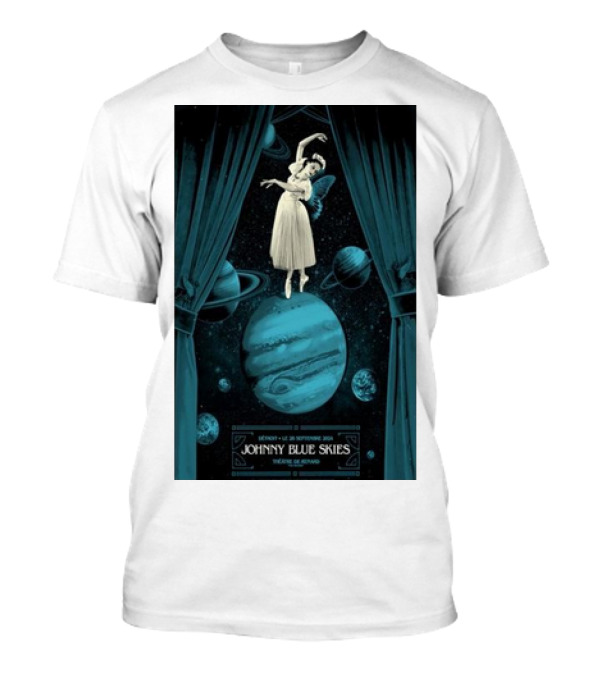 Johnny Blue Skies September 28 2024 Fox Theatre Detroit Ballet Dancer Planet T-Shirt