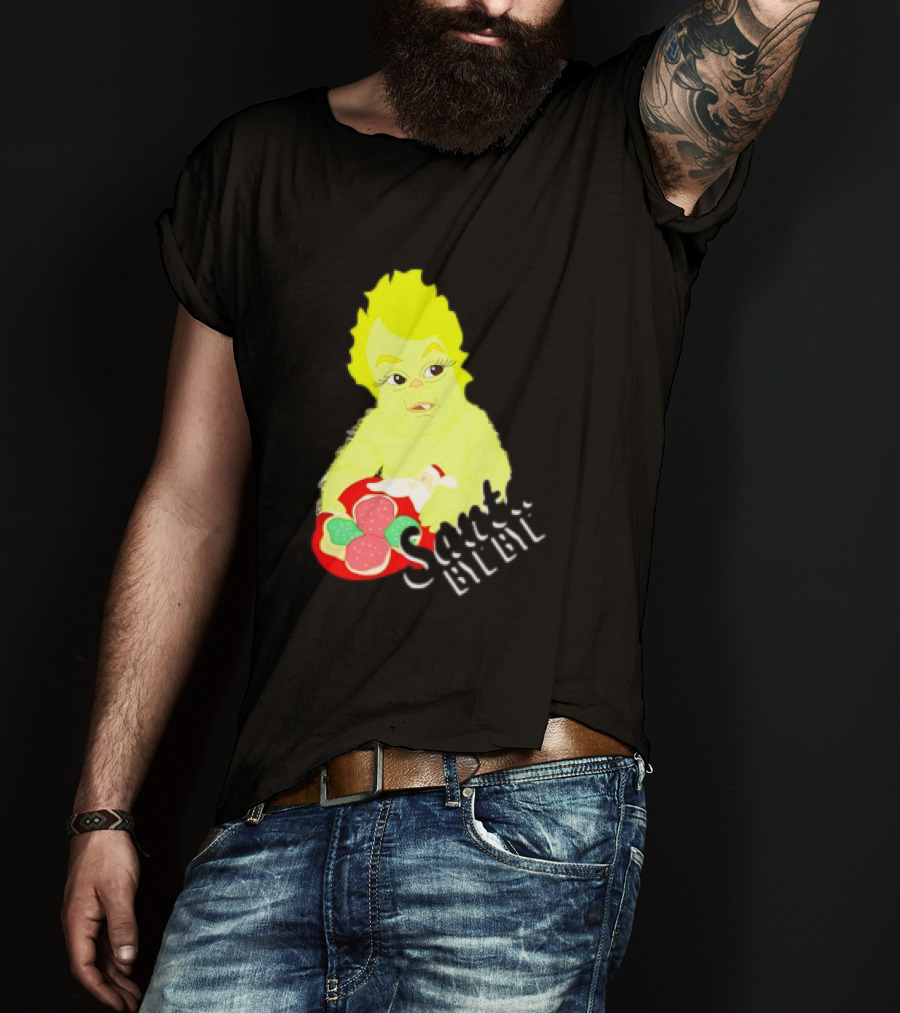 Retro Baby Grinch Santa Bye Bye T-Shirt