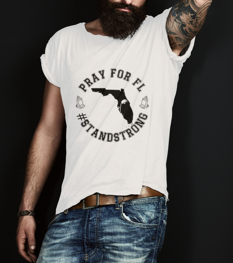 Pray For FL #standstrong Hurricane Milton T-Shirt