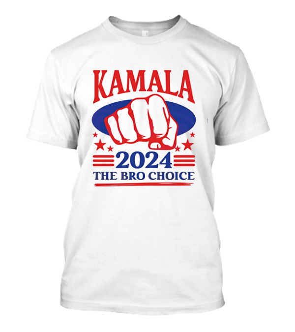 Kamala 2024 The Bro Choice Fist Stars Vintage T-Shirt