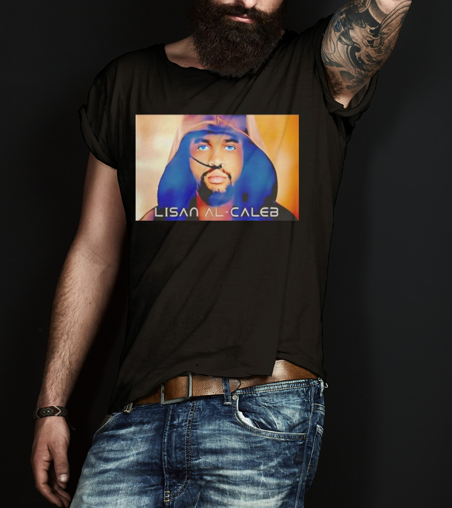 Lisan Al Caleb Blue Hooded T-Shirt