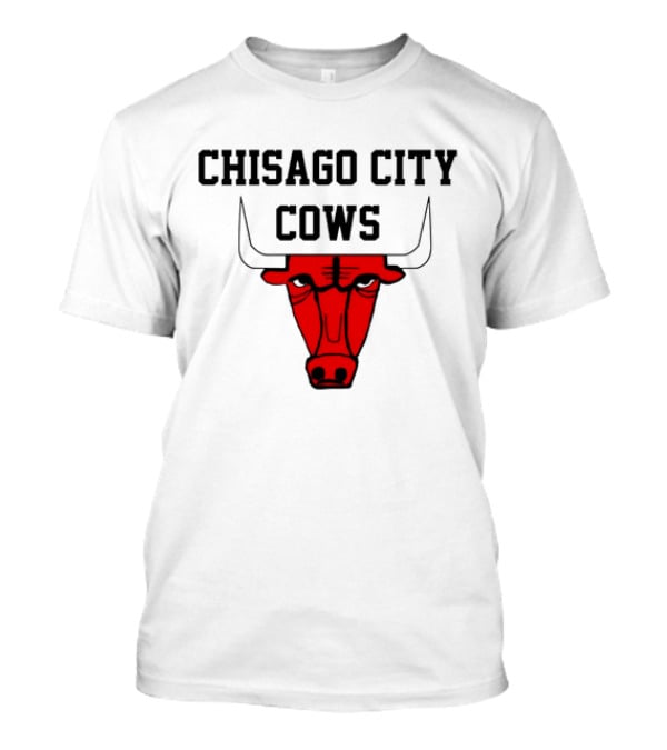 Chisago City Cows Red Bull Head T-Shirt