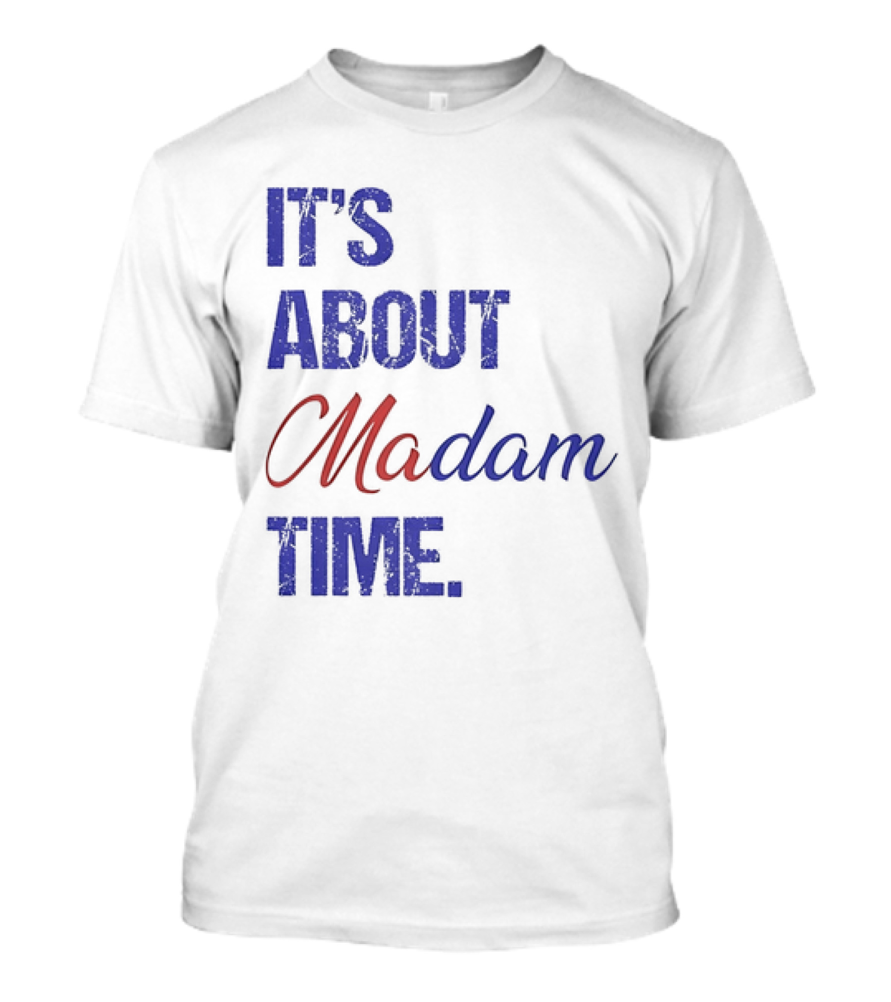 It’s About Madam Time Blue Red Vintage T-Shirt