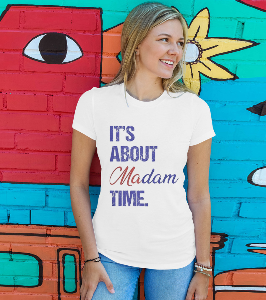 It’s About Madam Time Blue Red Vintage T-Shirt