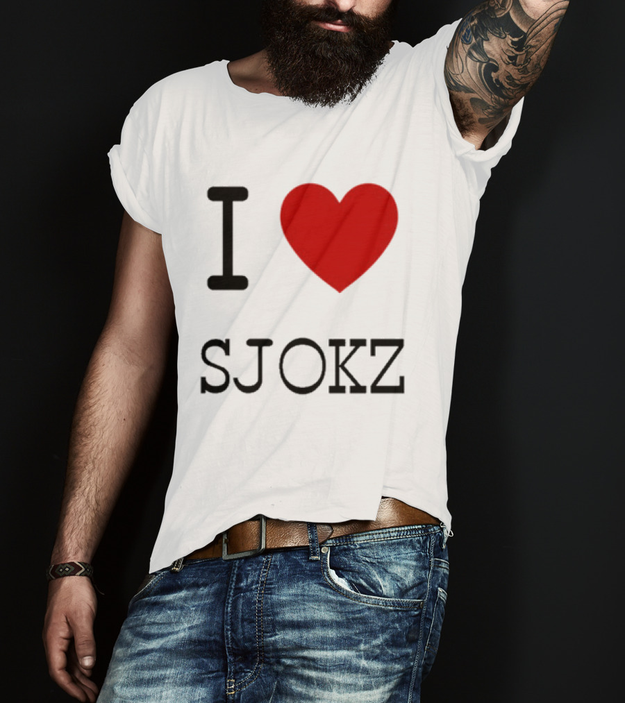 I Love Sjokz Fan T-Shirt Celebrating Popular Presenter T-Shirt
