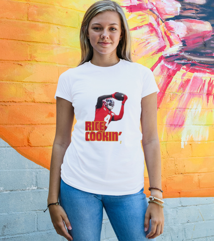 Rasheed Rice Cookin' Kansas City Chiefs Football WR1 T-Shirt